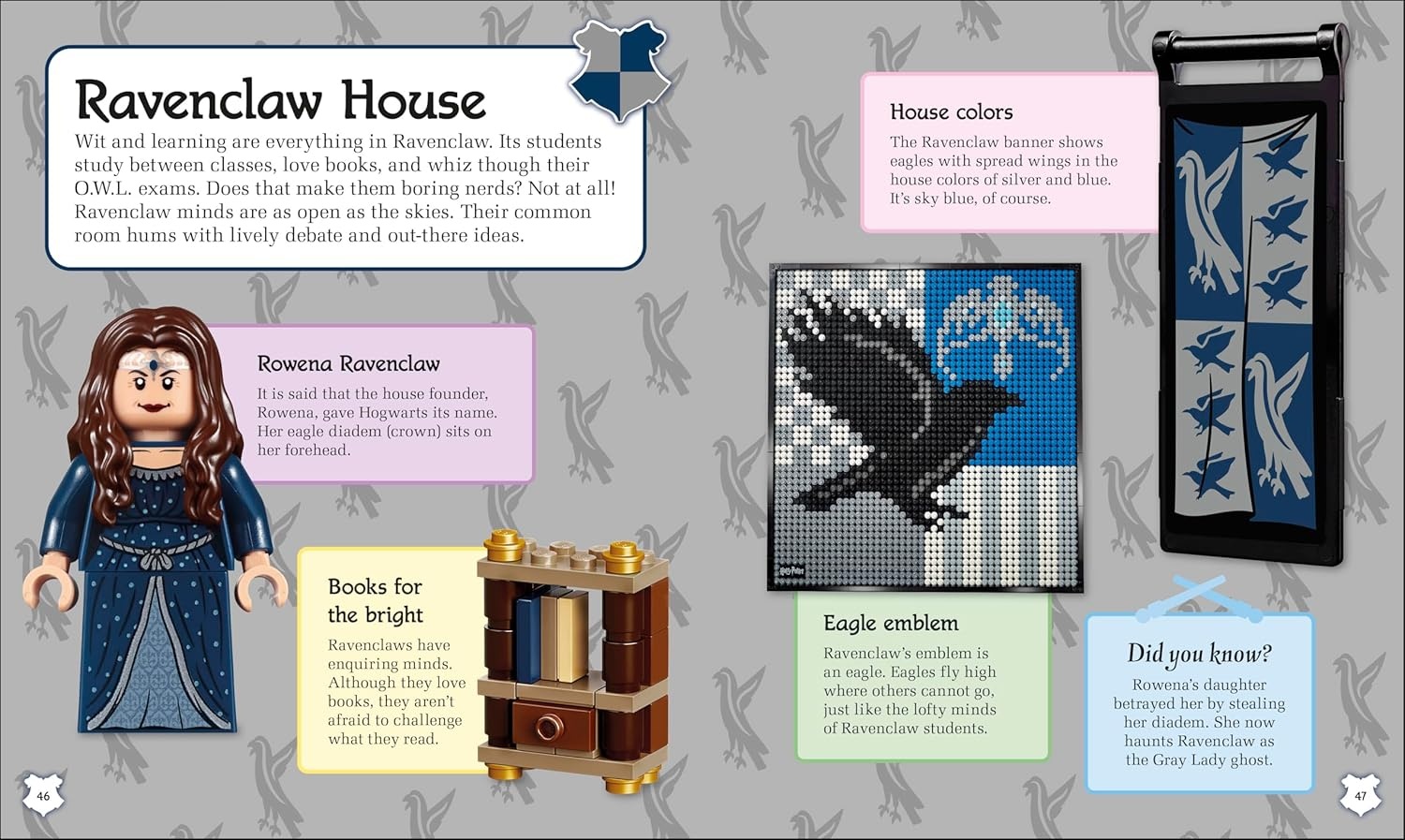 image:imageLEGO Harry Potter A Spellbinding Guide to Hogwarts Houses With Exclusive Percy Weasley Minifigure