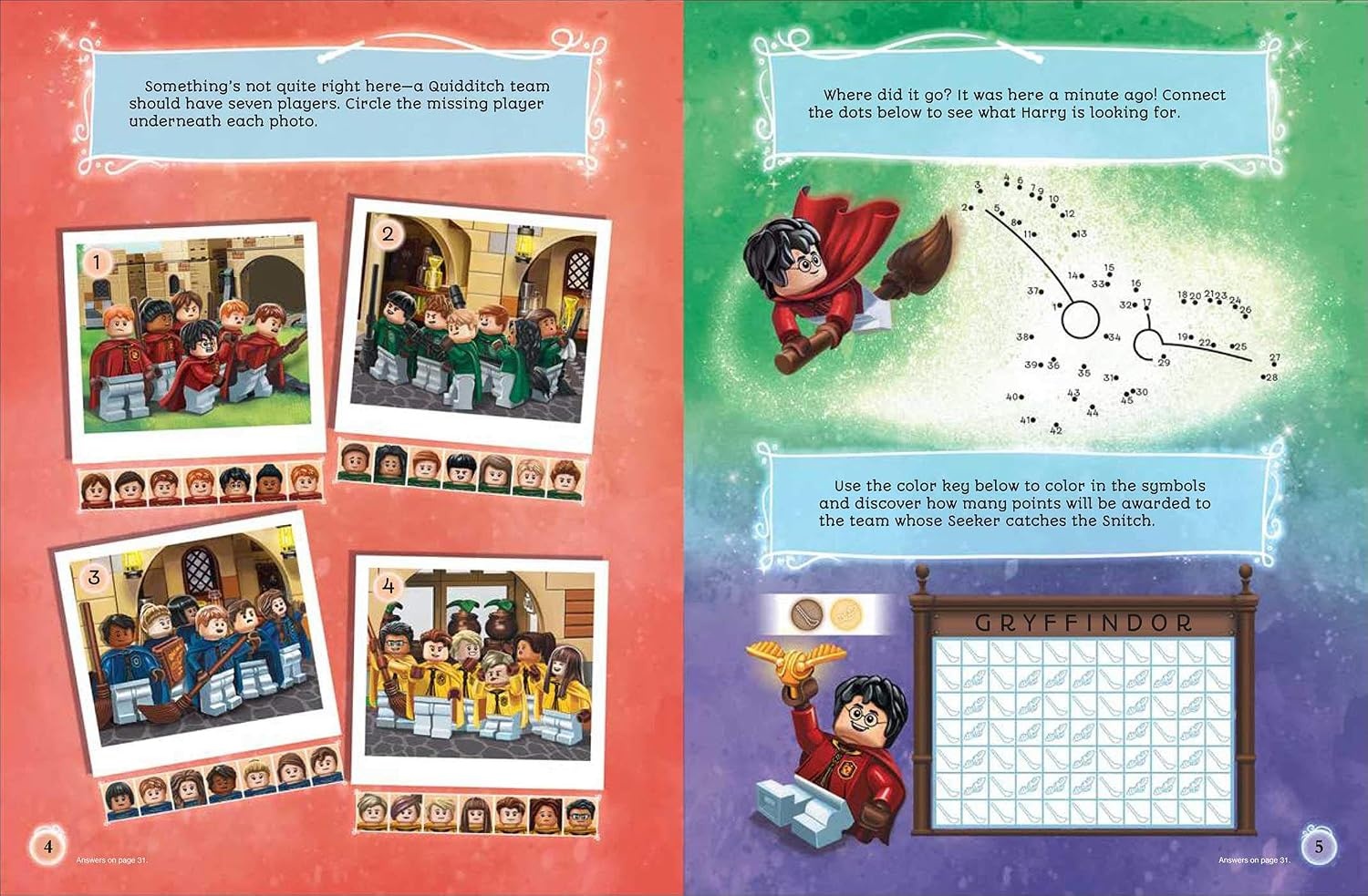 image:imageLEGO Harry Potter Lets Play Quidditch Activity Book with Minifigure