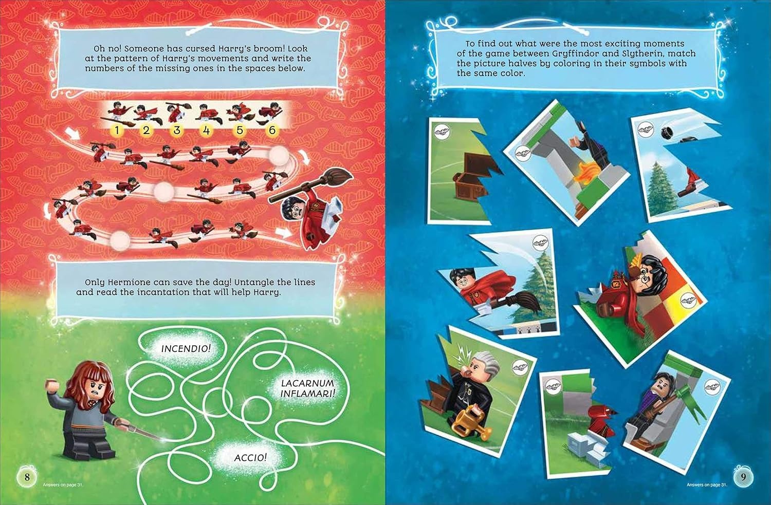 image:imageLEGO Harry Potter Lets Play Quidditch Activity Book with Minifigure