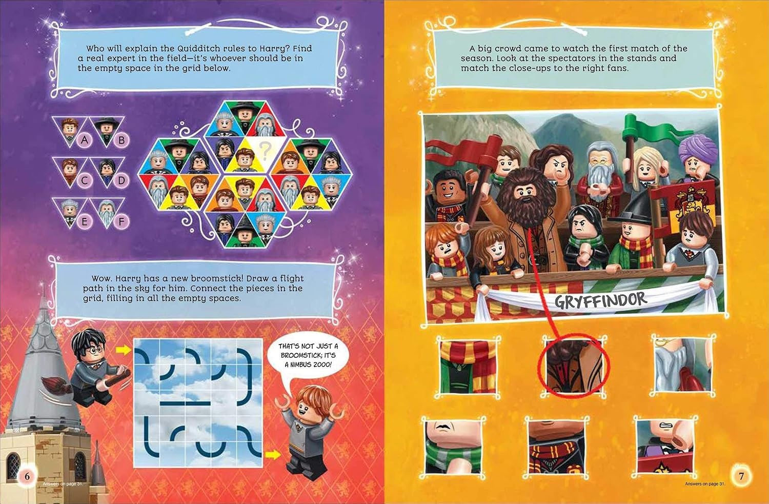 image:imageLEGO Harry Potter Lets Play Quidditch Activity Book with Minifigure