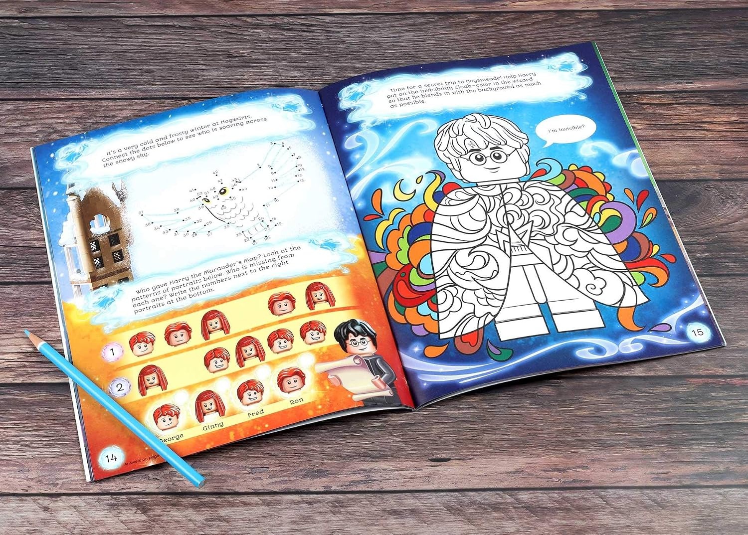 image:imageLEGO Harry Potter Magical Adventures at Hogwarts Activity Book with Minifigure