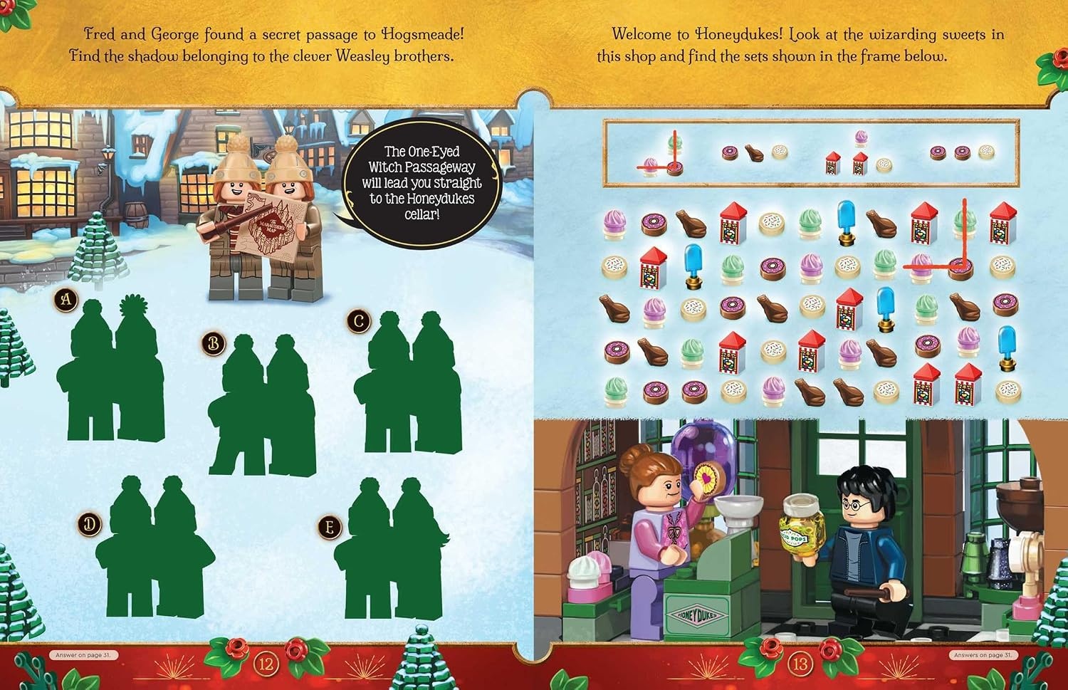 image:imageLEGO Harry Potter Magical Christmas Activity Book with Minifigure