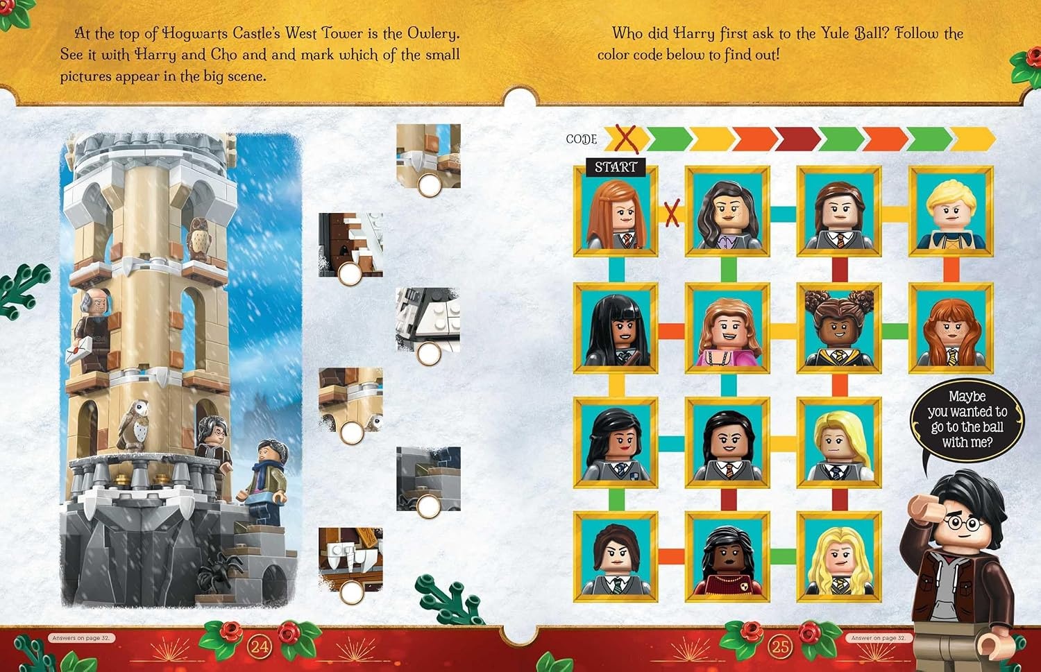 image:imageLEGO Harry Potter Magical Christmas Activity Book with Minifigure