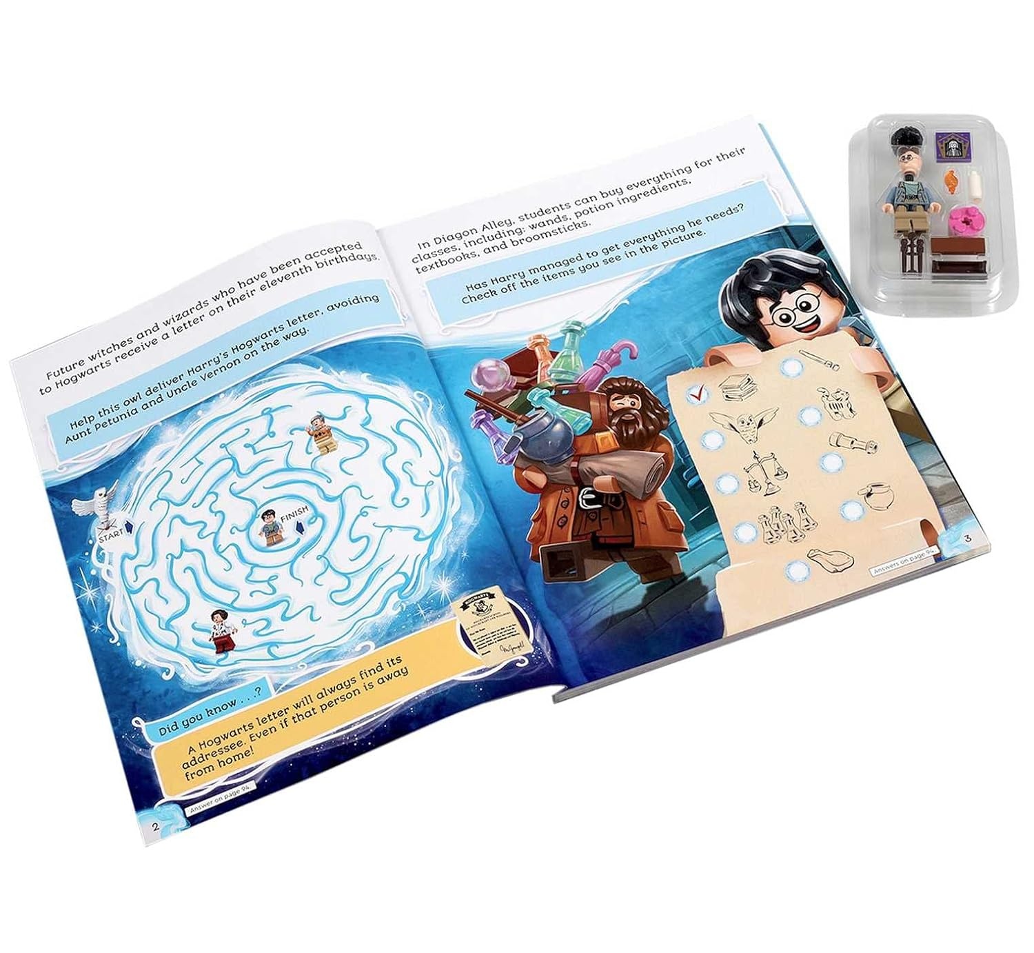 image:imageLEGO Harry Potter School of Magic Activity Book with Minifigure
