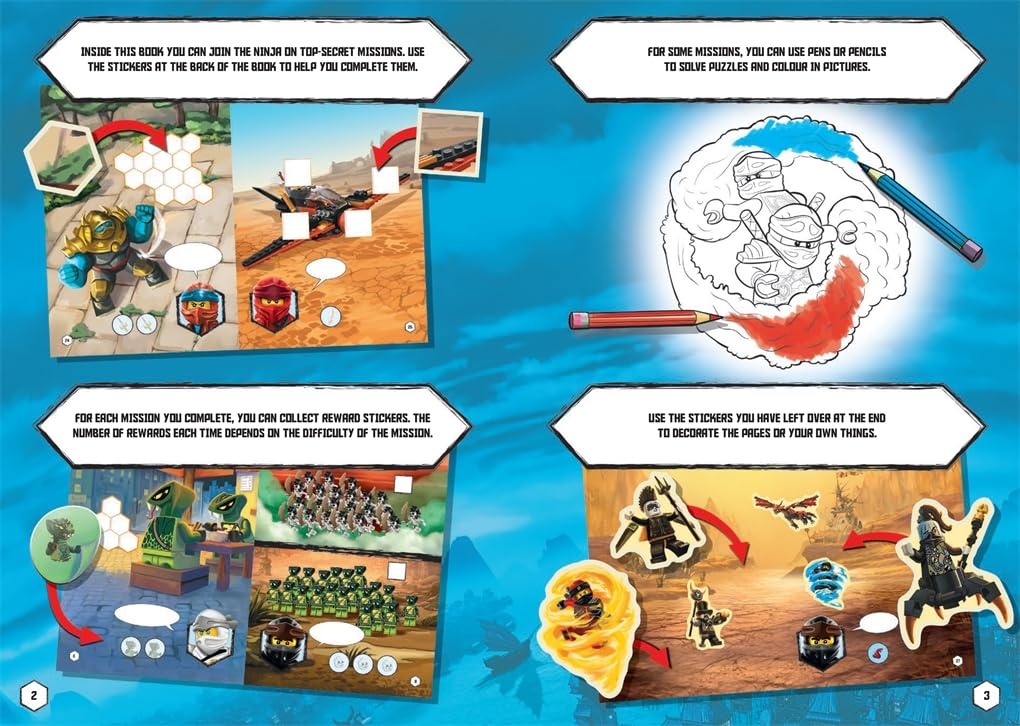 image:imageLEGO NINJAGO 800 Stickers LEGO 800 Stickers