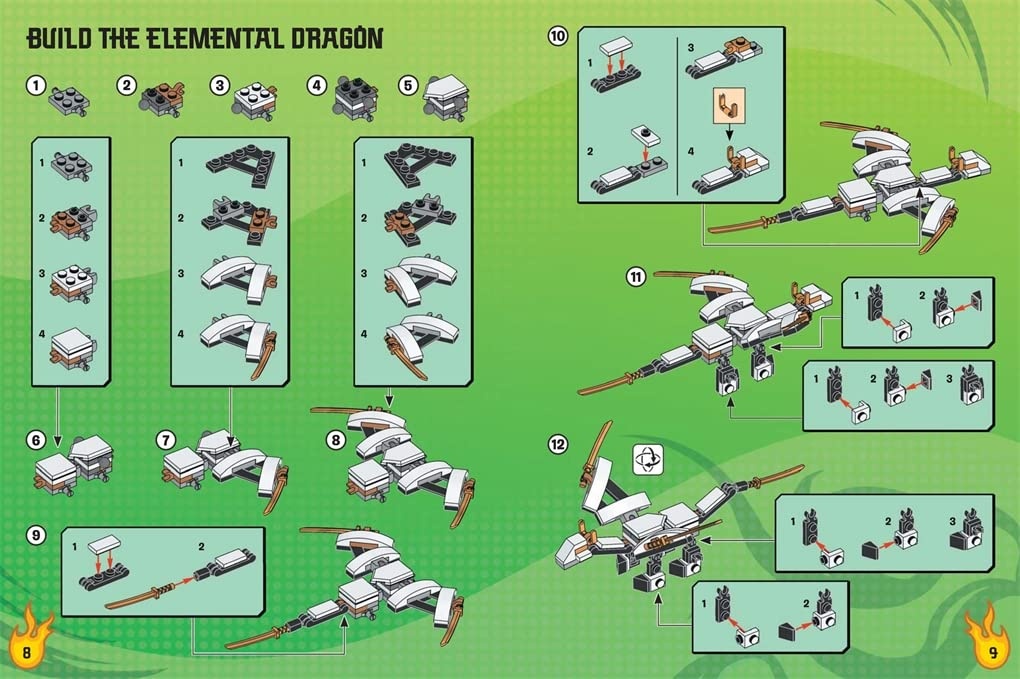 image:imageLEGO NINJAGO Build and Stick Dragons LEGO Build and Stick Activity Box