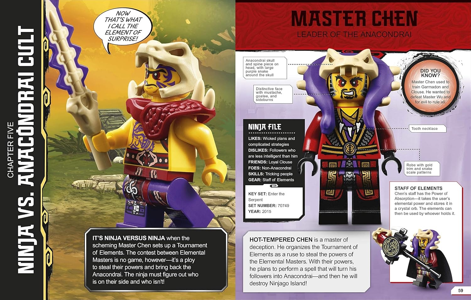 image:imageLEGO NINJAGO Character Encyclopedia New Edition With Green Ninja ZX LEGO Minifigure