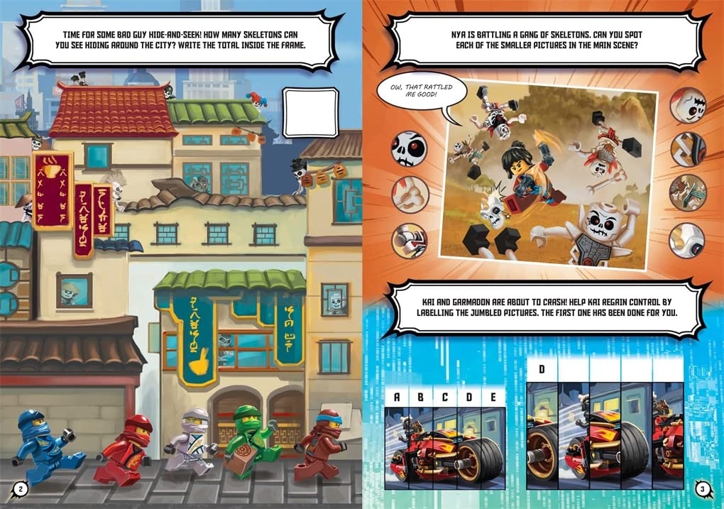 image:imageLego R Ninjago R Sssnake Time Activity Book with Snake Warrior Minifigure