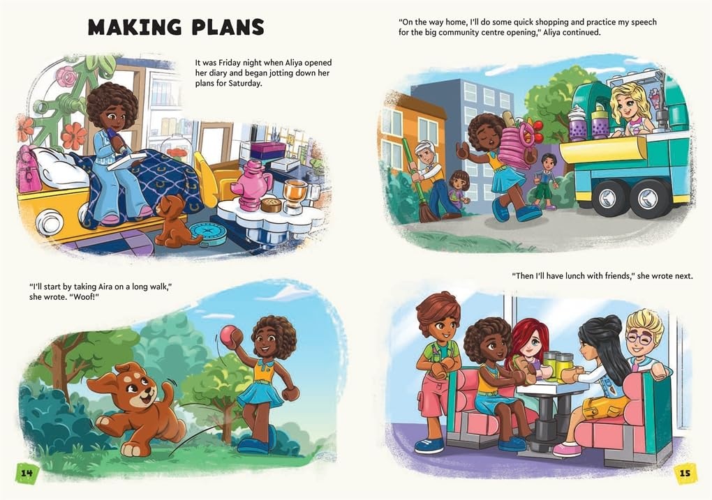 image:imageMichael OMara Books Lego R Friends Make New Friends with Aliya MiniDoll and Aira Puppy