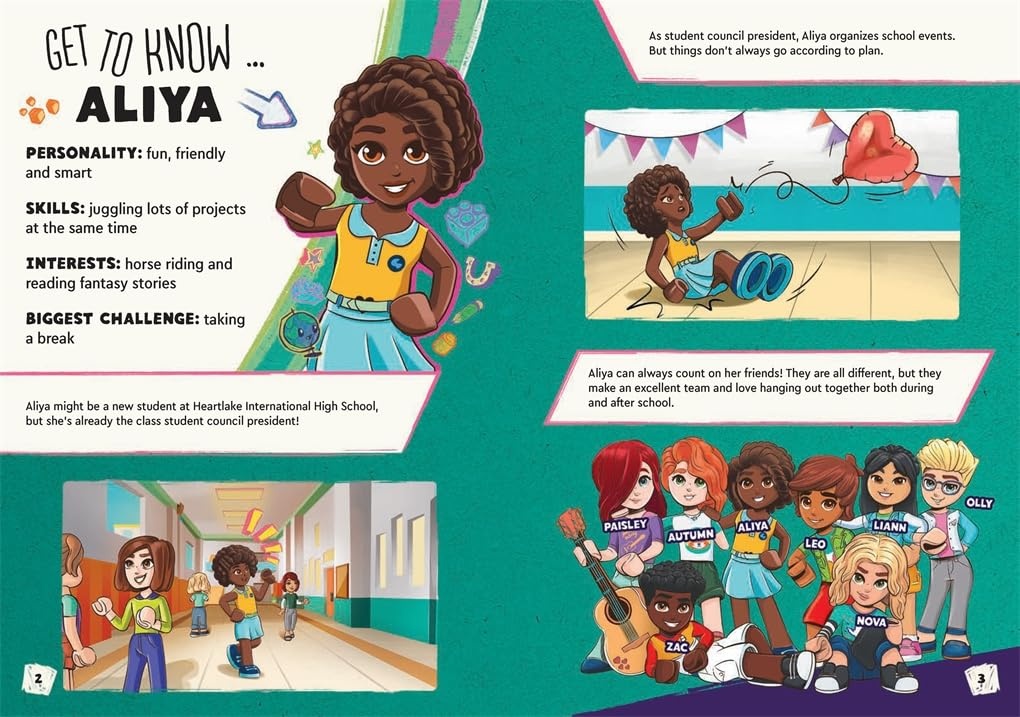 image:imageMichael OMara Books Lego R Friends Make New Friends with Aliya MiniDoll and Aira Puppy