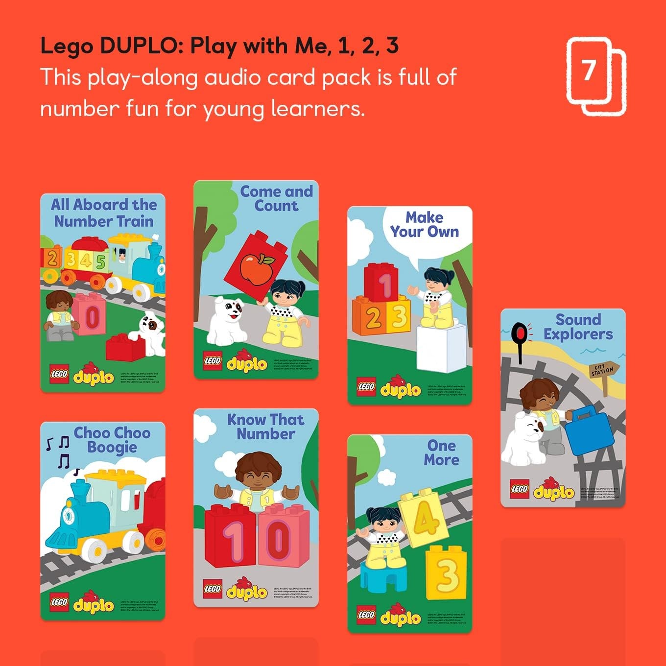 image:imageYOTO Yoto DUPLO 123 Play with Me Audiobook Collection for Kids for Yoto Player Yoto Mini amp Yoto App Includes Seven