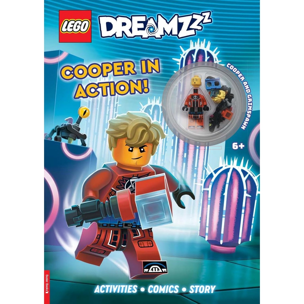 image:imageBuster Books LEGO DREAMZzz Cooper in Action with Cooper LEGO minifigure and grimspawn minibuild LEGO Minifigure Activity