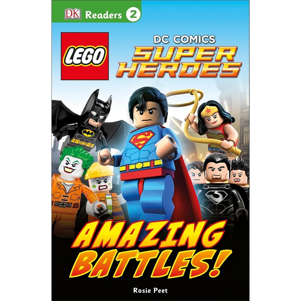 image:imageDK Readers L2 LEGO DC Comics Super Heroes Amazing Battles Its Time to Beat the Bad Guys DK Readers Level 2