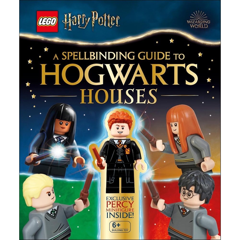 image:imageLEGO Harry Potter A Spellbinding Guide to Hogwarts Houses With Exclusive Percy Weasley Minifigure