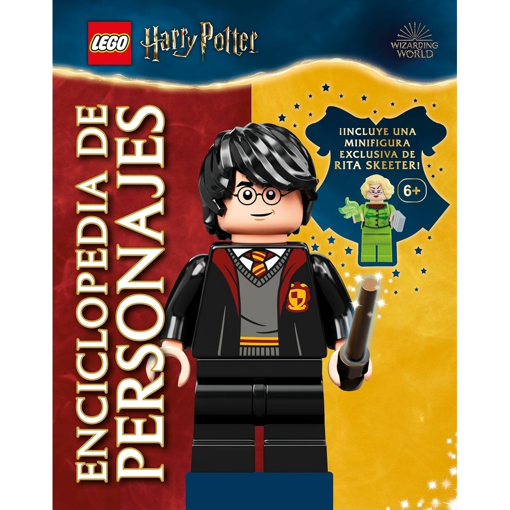 image:imageLEGO Harry Potter Enciclopedia de personajes Character Encyclopedia Con una minifigura exclusiva de LEGO Harry Potter Spanish Edition