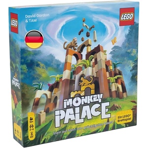 Asmodee, Monkey Palace: A LEGO Board Game, Family Game, German