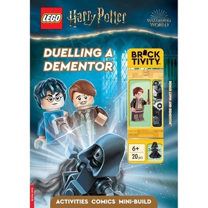 Buster Books LEGO Harry Potter Duelling a Dementor (with Professor Remus Lupin minifigure and Dementor mini-build) (LEGO Minifigure Activity).