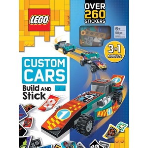 LEGO® Books. Build and Stick: Custom Cars: Activity Book with 250+ Stickers, Exclusive Models, and Awesome Activities to Inspire Imagination and Creativity!