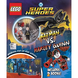 LEGO® DC Super Heroes™ Batman VS. Harley Quinn: Activity Book with Fun Activities, Pop-Up Play Scene, and 2 LEGO(R) Minifigures to Inspire Imagination and Creativity!