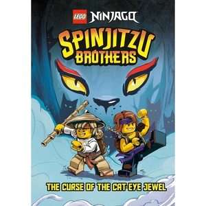 Spinjitzu Brothers #1: The Curse of the Cat-Eye Jewel (LEGO Ninjago) (A Stepping Stone Book)