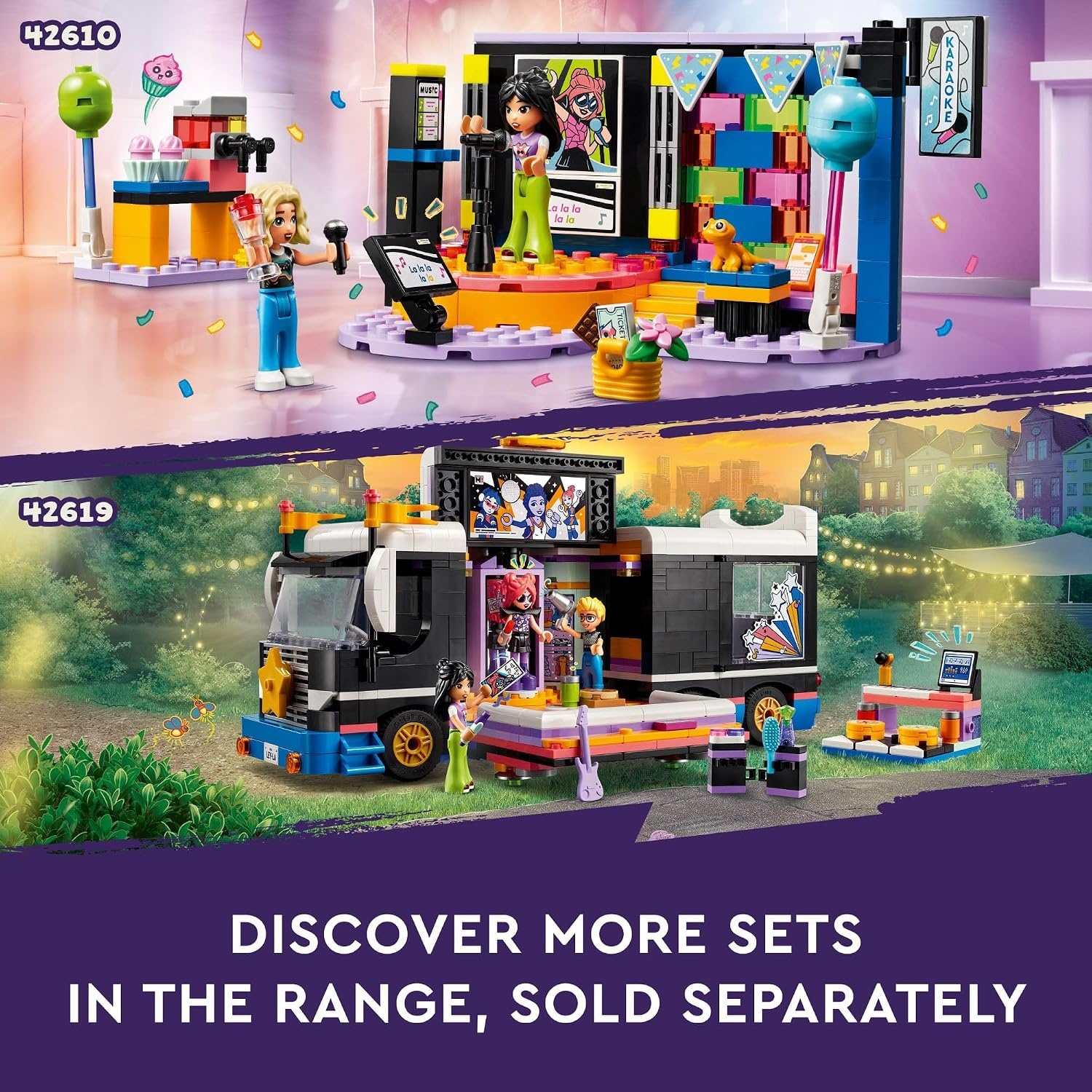 image:imageLEGO Friends Heartlake City Music Talent Show Building Kit SocialEmotional Musical Toy for Kids to Play Together with 4 MiniDoll Characters Music Gift for 7 Year Old Kids Girls and Boys 42616