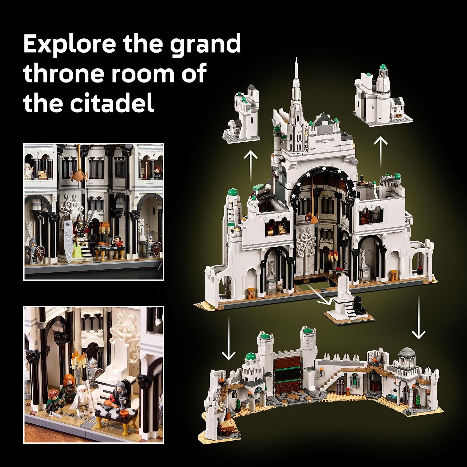 image:imageLEGO Icons The Lord of the Rings Minas Tirith 11377