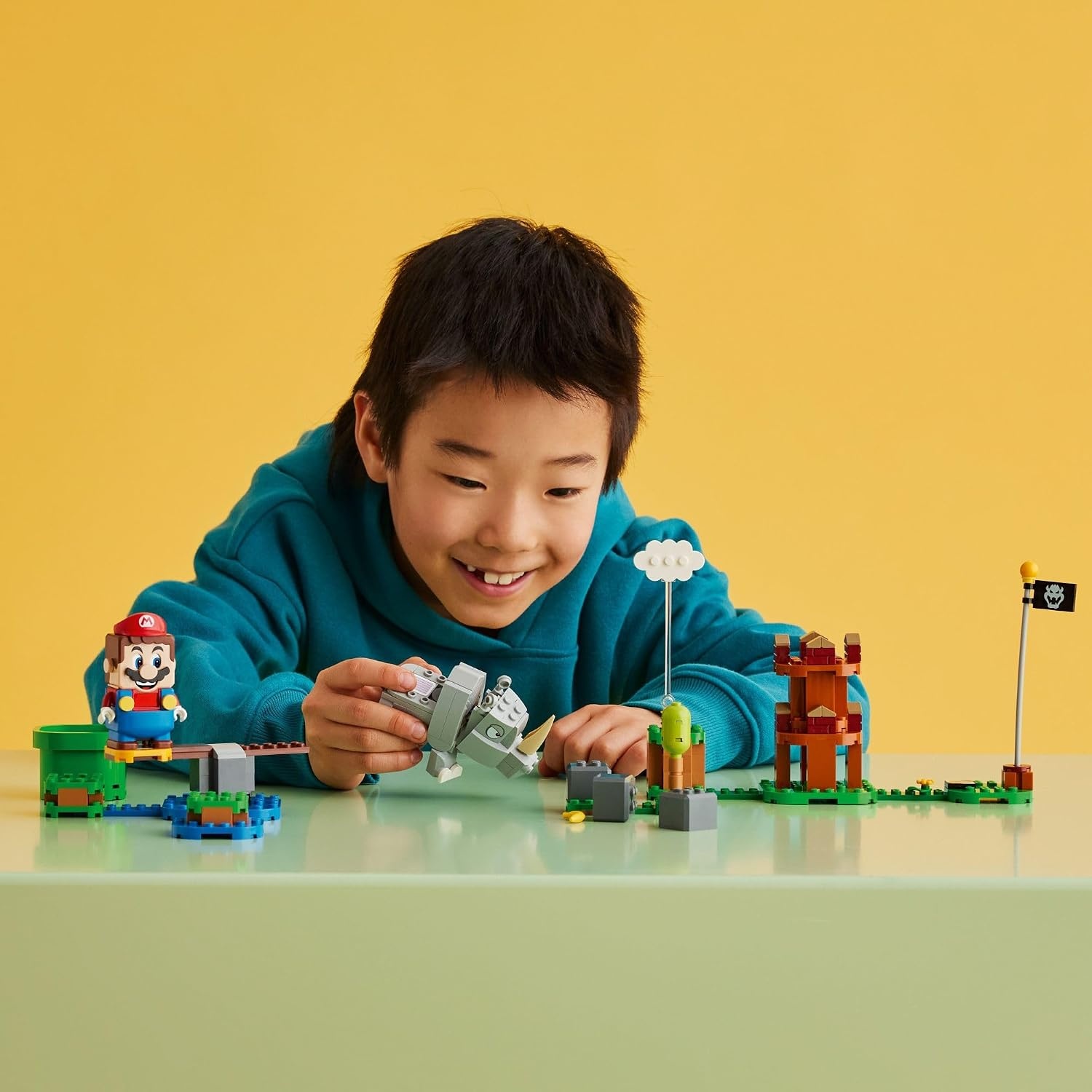 image:imageLEGO Super Mario Rambi The Rhino Expansion Set 71420 Game Inspired Building Toy Set to Combine with a Starter Course This Collectible Super Mario Bros Toy Makes a Great Gift for Kids Ages 7 and Up