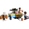 LEGO Friends Mobile Bakery Food Cart Playset, Cooking Toy for Pretend Play, Small Gift for Kids, Girls and Boys Ages 6 and Up with Aliya and Jules Mini-Dolls, Aira Dog Figure and Food Toys, 42606