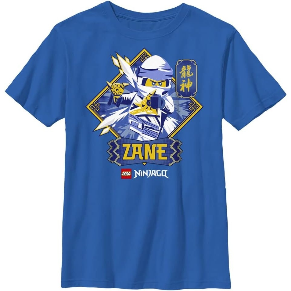 image:imageFifth Sun Kids Lego Ninjago Zane Badge Boys Short Sleeve Tee Shirt