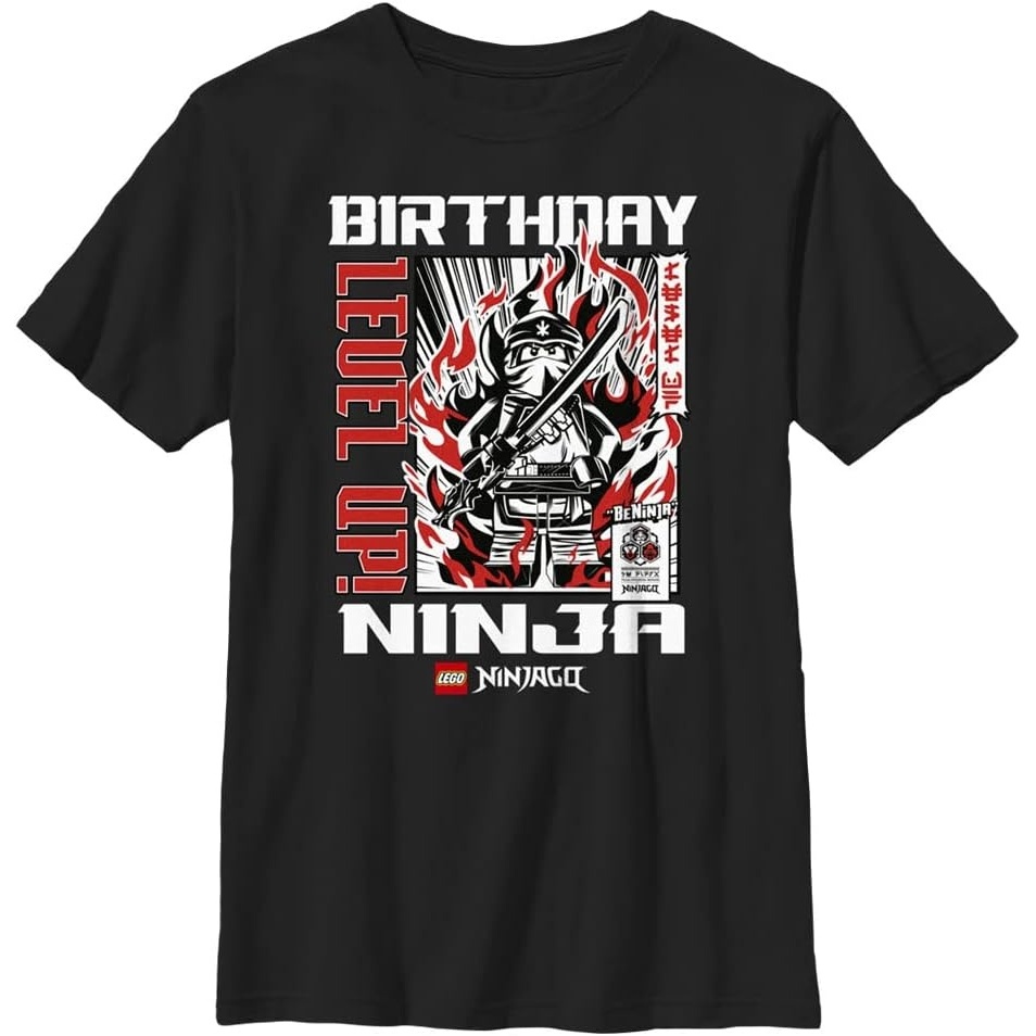 image:imageFifth Sun UnisexChild Lego Ninjago Birthday Ninja Boys Short Sleeve Tee ShirtTShirt