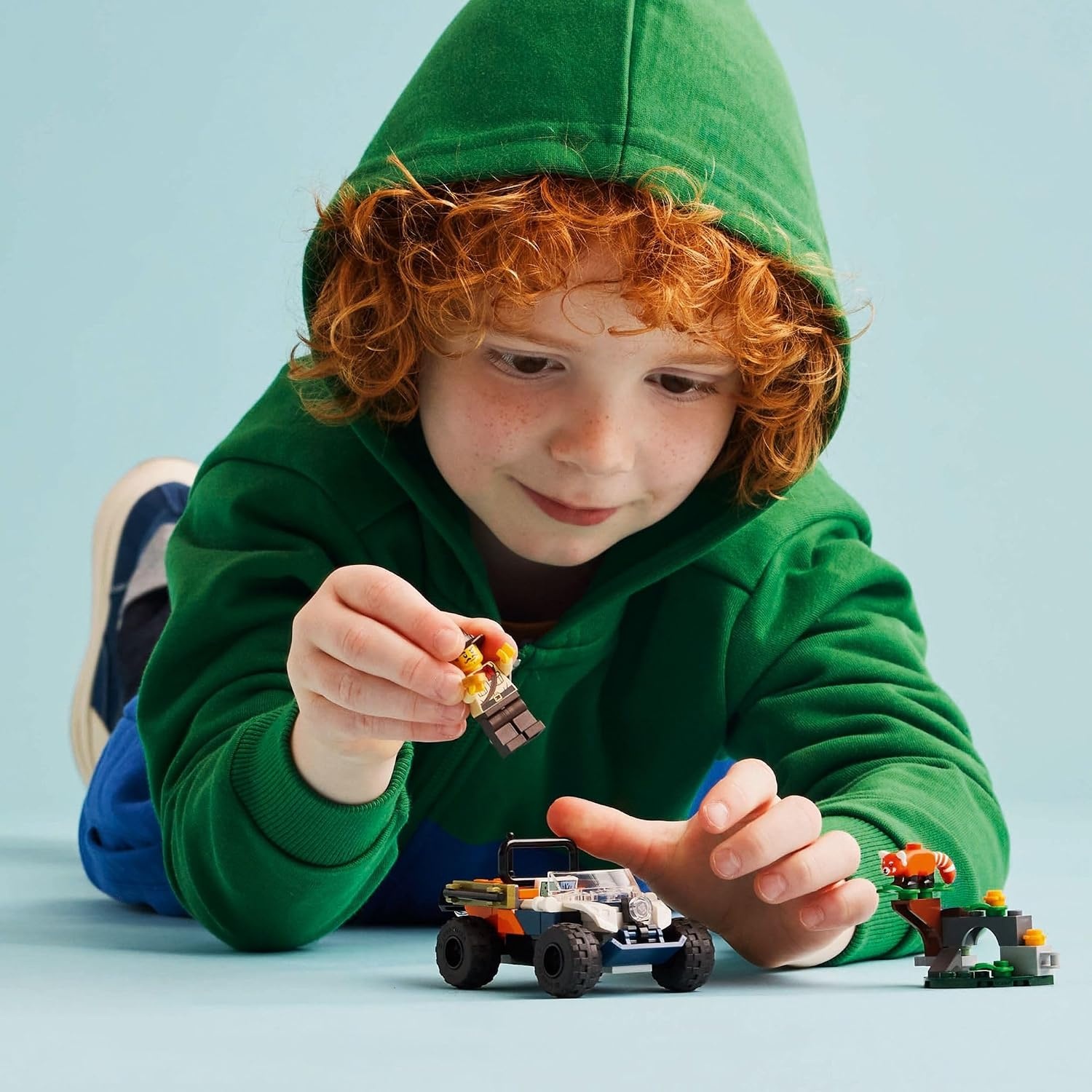 image:imageLEGO City Jungle Explorer ATV Red Panda Mission Car Toy Fun Summer Toy for Kids Ages 6 and Up Jungle Explorer Minifigure amp Animal Figure Included Outdoor Gift Idea for Adventure Fans 60424