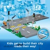 LEGO City Road Plates 60304 – Building Toy Set, Featuring Traffic Lights, Trees, Glow in The Dark Bricks, Combine City Series Sets, Great Gift for Kids, Boys, and Girls Ages 5+
