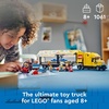 LEGO City Yellow Delivery Truck Toy – Semi Truck Building Toy for Boys & Girls, Ages 8+ Years – Gift for Birthdays – Pretend Play W/ 3 Minifigures – 60440