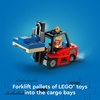 LEGO City Yellow Delivery Truck Toy – Semi Truck Building Toy for Boys & Girls, Ages 8+ Years – Gift for Birthdays – Pretend Play W/ 3 Minifigures – 60440