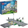 LEGO City Road Plates 60304 – Building Toy Set, Featuring Traffic Lights, Trees, Glow in The Dark Bricks, Combine City Series Sets, Great Gift for Kids, Boys, and Girls Ages 5+